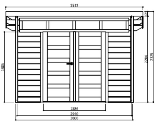 Abris de jardin - de 5 à 7.5 m2 › Comptoir des Bois