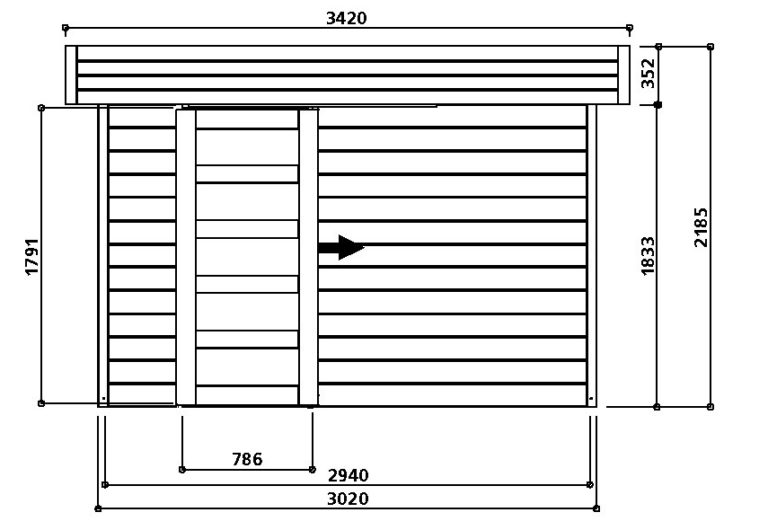 Abris de jardin - de 5 à 7.5 m2 › Comptoir des Bois
